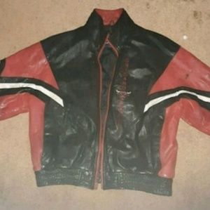 Vintage Chicago Bulls Leather Jacket